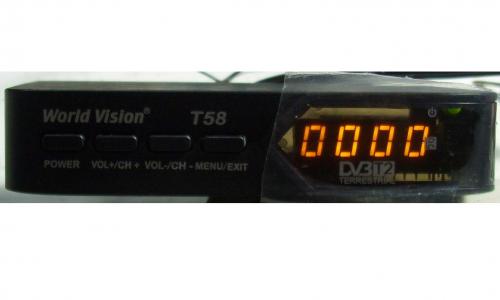 Прошивка для DVB-t2 ресивера World Vision T58
